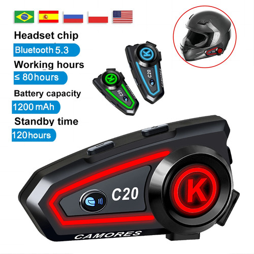 Motorrad helm headset stereo - helm,