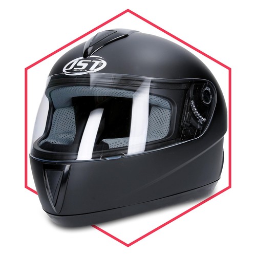 Integralhelm schwarz visier - integralhelm,