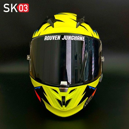 Motorrad aufkleber visiere - 2x,