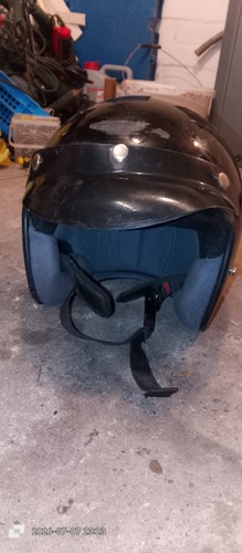 Motorradhelm schwarz ohne - schwarz,