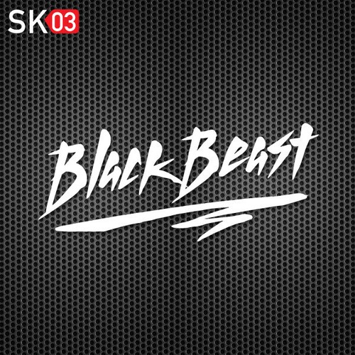Black beast aufkleber motorrad - beast,